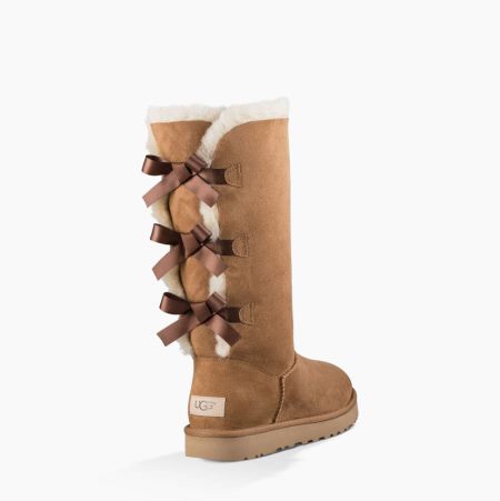 UGG Bailey Bow Tall II - Boots Dame - Brune (NO-Y530)